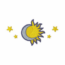 Petite lune et Sun polos brodés