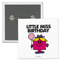 Petite Mlle Birthday Classic 1 Badge Avec Épingle