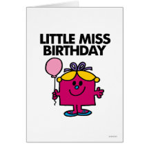 Petite Mlle Birthday Classic 1 Cartes De Vœux