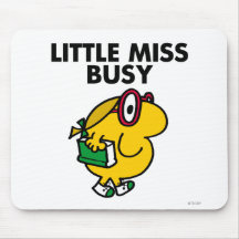 Petite Mlle Busy Classic Tapis De Souris