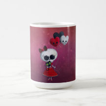 Petite Mlle Death Valentine Girl Mug