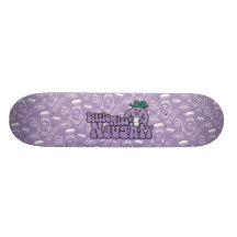 Petite Mlle Naughty Badge 1 Planche À Roulette