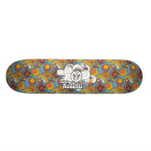 Petite Mlle Naughty Swirl Lines Planche À Roulette