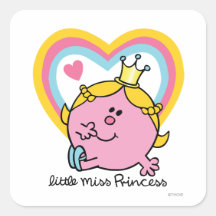Petite Mlle princesse Heart Autocollants