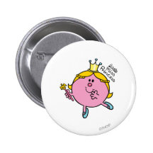Petite Mlle princesse Icon 2 Badges Avec Agrafe