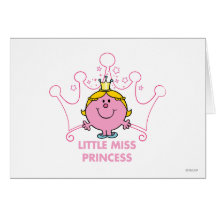 Petite Mlle princesse Icon 4 Carte De Vœux