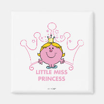 Petite Mlle princesse Icon 4 Aimants Pour Réfrigérateur
