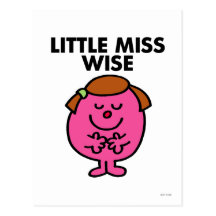 Petite Mlle Wise Classic Carte Postale