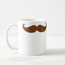 Petite moustache de guidon en rouge tasses à café