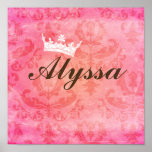 Petite princesse Square Wall Art Posters