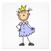 Petite princesse With Crown Bristol Personnalisé