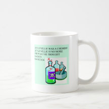 petite rime de willie de chimie mug à café