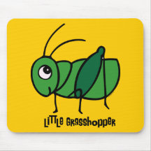 Petite sauterelle tapis de souris