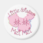 Petite soeur Mei Mei (chinois) Magnets Pour Réfrigérateur