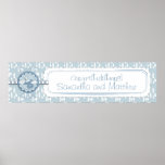 Petite une bannière de baby shower de garçon poster