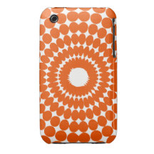Petites balles oranges coques iPhone 3