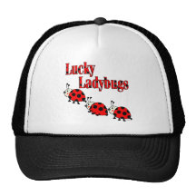 Petites coccinelles chanceuses casquettes