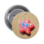Petites étoiles de mer badge avec épingle