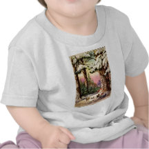 Petits animaux dans la neige t-shirts