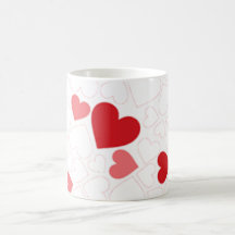 Petits coeurs Saint-Valentin - Tasse