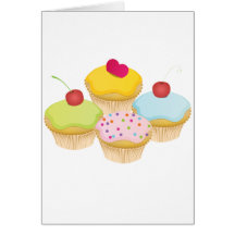 Petits gâteaux cartes de vœux