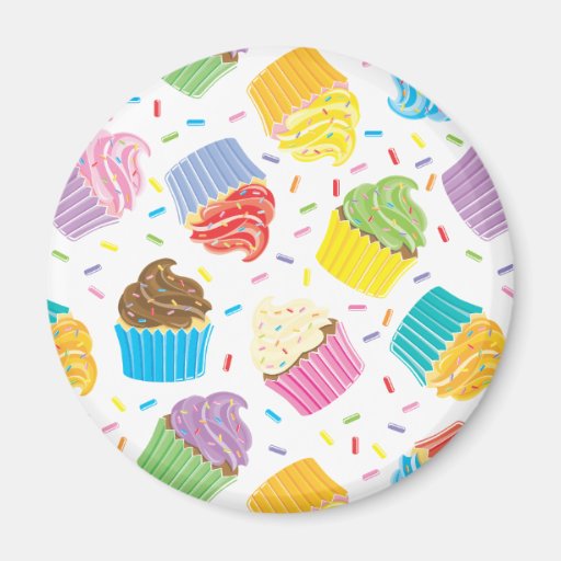 Petits gâteaux colorés aimant pour réfrigérateur