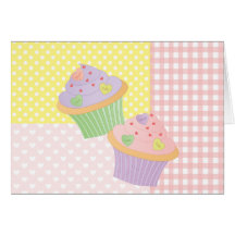 Petits gâteaux de coeurs de sucrerie cartes de vœux