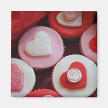 Petits gâteaux de Valentine Aimants
