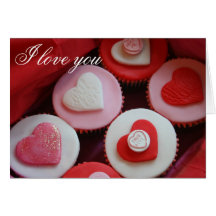 Petits gâteaux de Valentine Carte De Vœux
