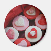 Petits gâteaux de Valentine Magnets Pour Réfrigérateur
