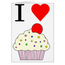 Petits gâteaux du coeur I Cartes De Vœux