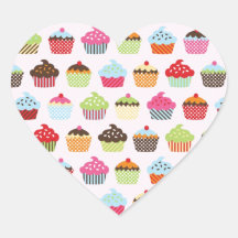 Petits gâteaux mignons autocollants