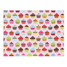 Petits gâteaux mignons cartes postales