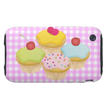 Petits gâteaux mignons coques iPhone 3 tough 