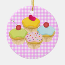 Petits gâteaux mignons ornements de noël