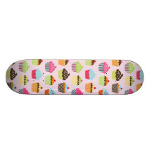 Petits gâteaux mignons skateboards customisés