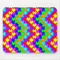 Petits morceaux de puzzle tapis de souris