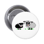 Petits moutons noirs mignons et moutons de BigGray Pin's Avec Agrafe