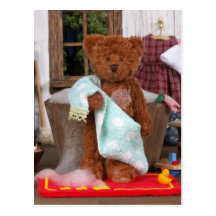 Petits ours : Jour de Bath Carte Postale