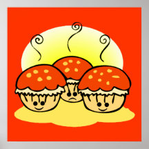 Petits pains tristes heureux heureux posters