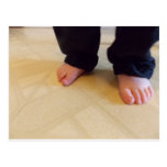 petits pieds mignons de carte postale cartes postales