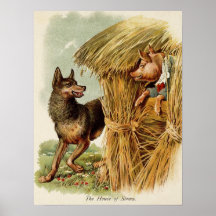 Petits porcs du cru trois ; Grands mauvais loup et Posters