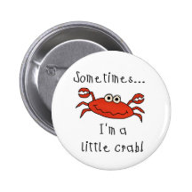 Petits T-shirts et cadeaux de crabe Pin's Avec Agrafe