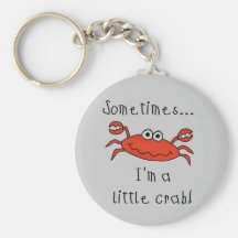Petits T-shirts et cadeaux de crabe Porte-clef
