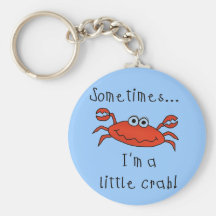 Petits T-shirts et cadeaux de crabe Porte-clés