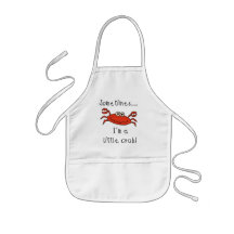 Petits T-shirts et cadeaux de crabe Tabliers