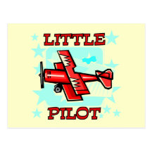Petits T-shirts et cadeaux pilotes Carte Postale