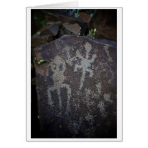 Pétroglyphes #2 de crique d'Apache Cartes De Vœux