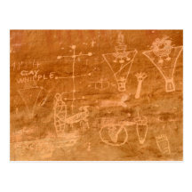 Pétroglyphes de canyon de Sego, Utah Cartes Postales