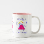 Peu d'ange du papa tasse à café